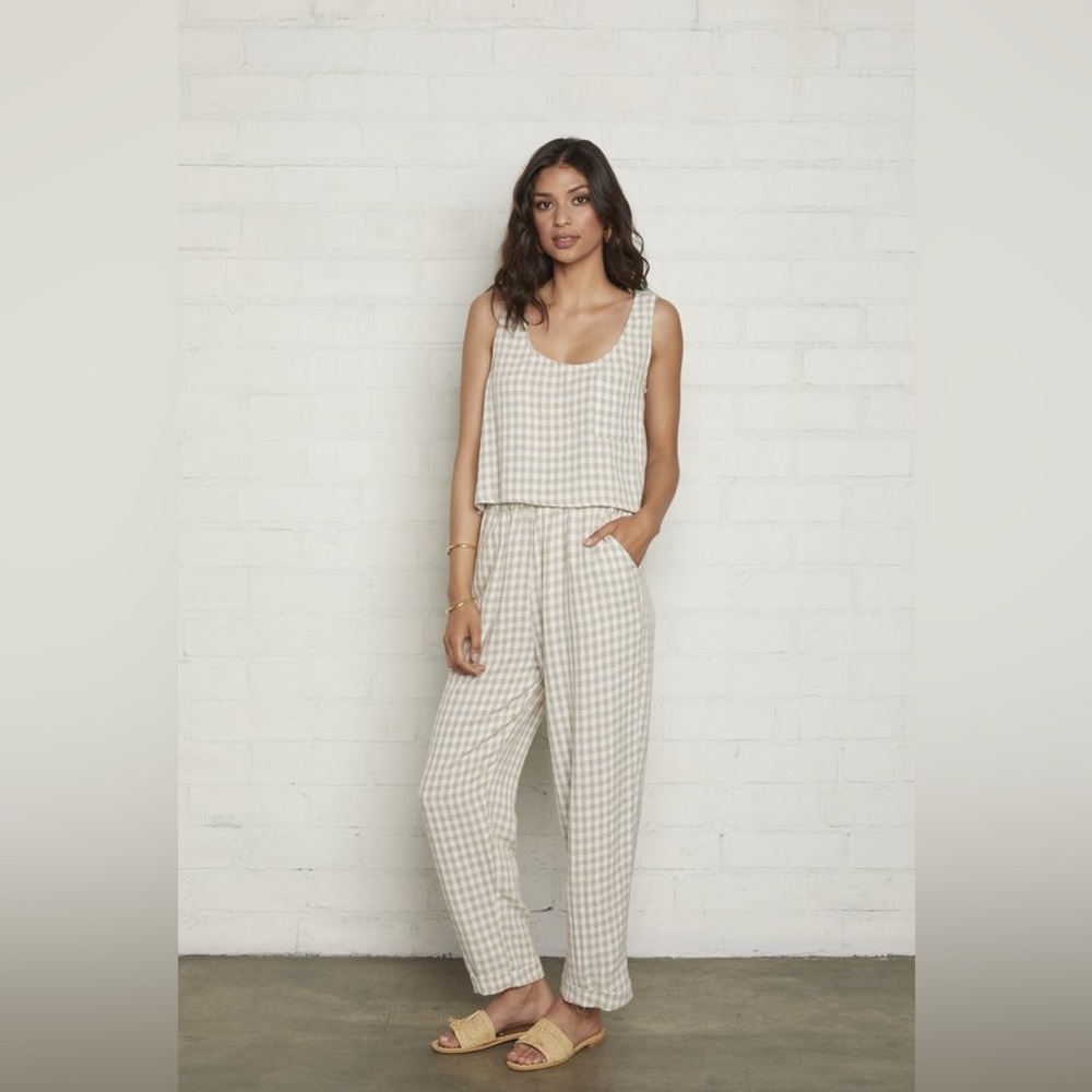 Rachel Pally Gingham Mikko Pants XS